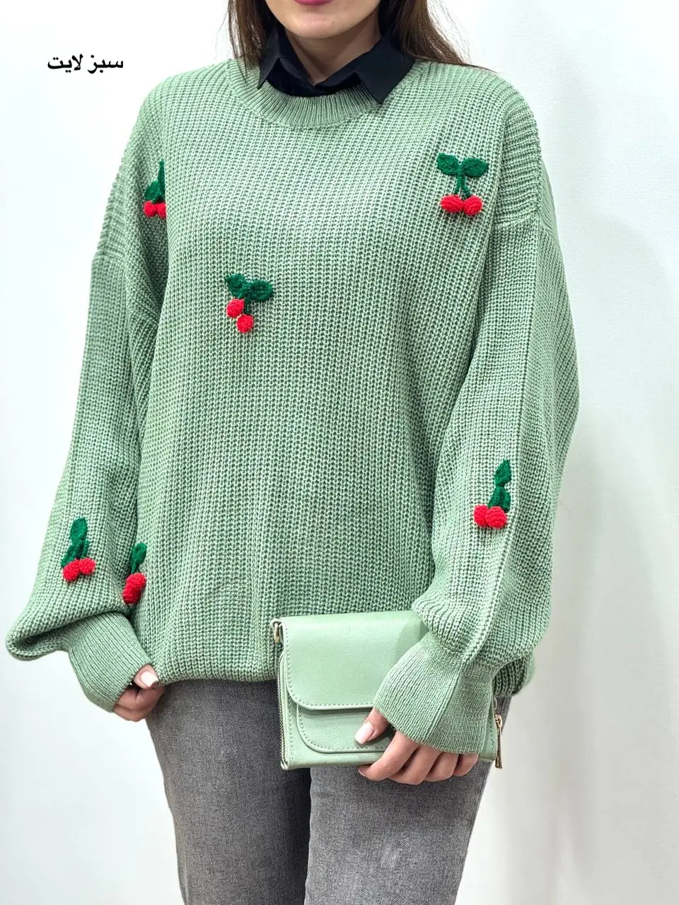 پلیور بافت آلبالو 2